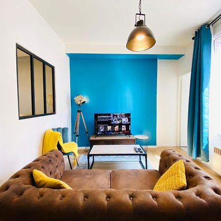Blue Vintage Best Keys - Centre Ville Sens - Wifi 외부 사진